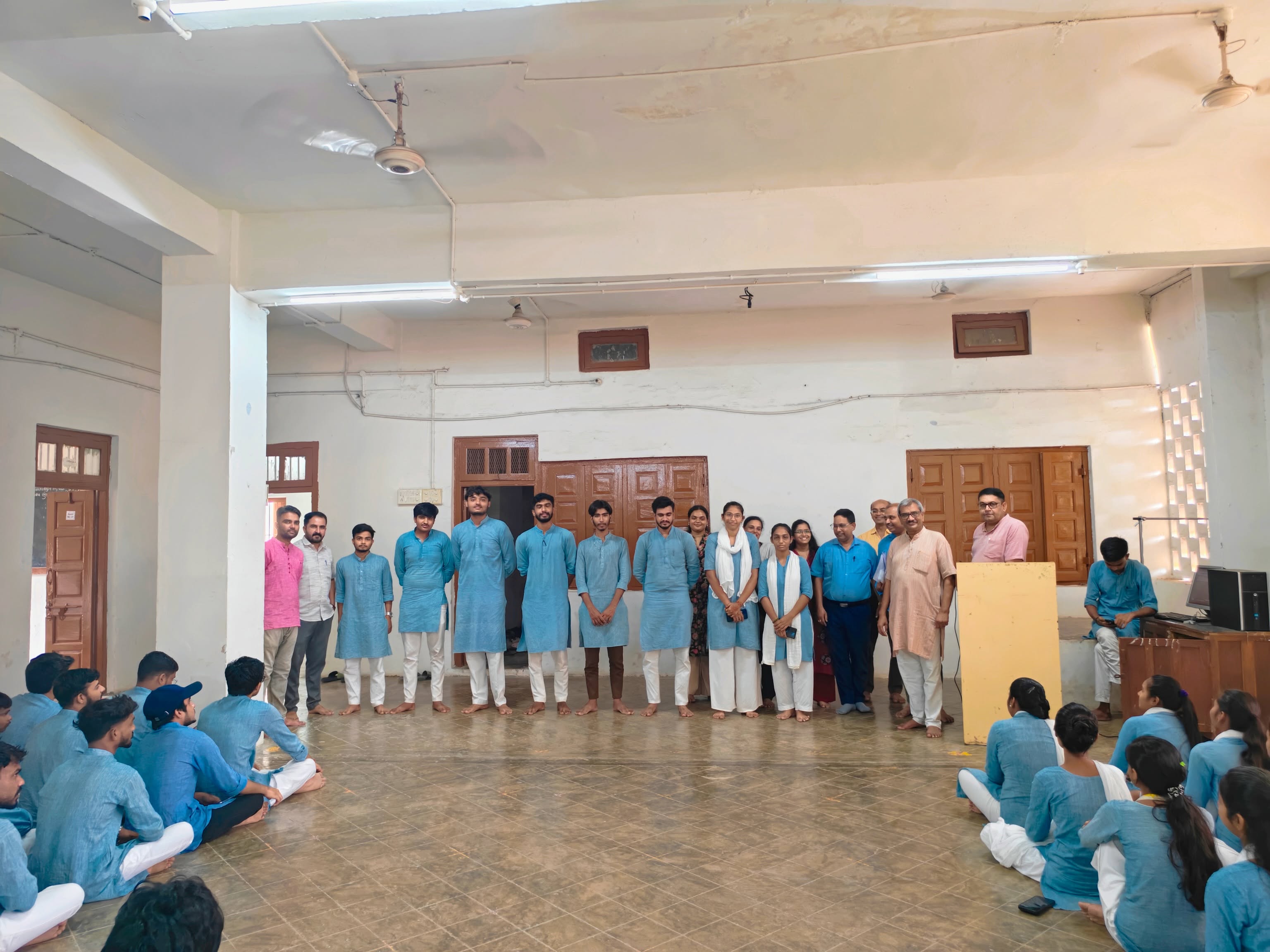 Student Council elections at Gujarat Vidyapith’s Management & Commerce Faculty. [10/08/26]