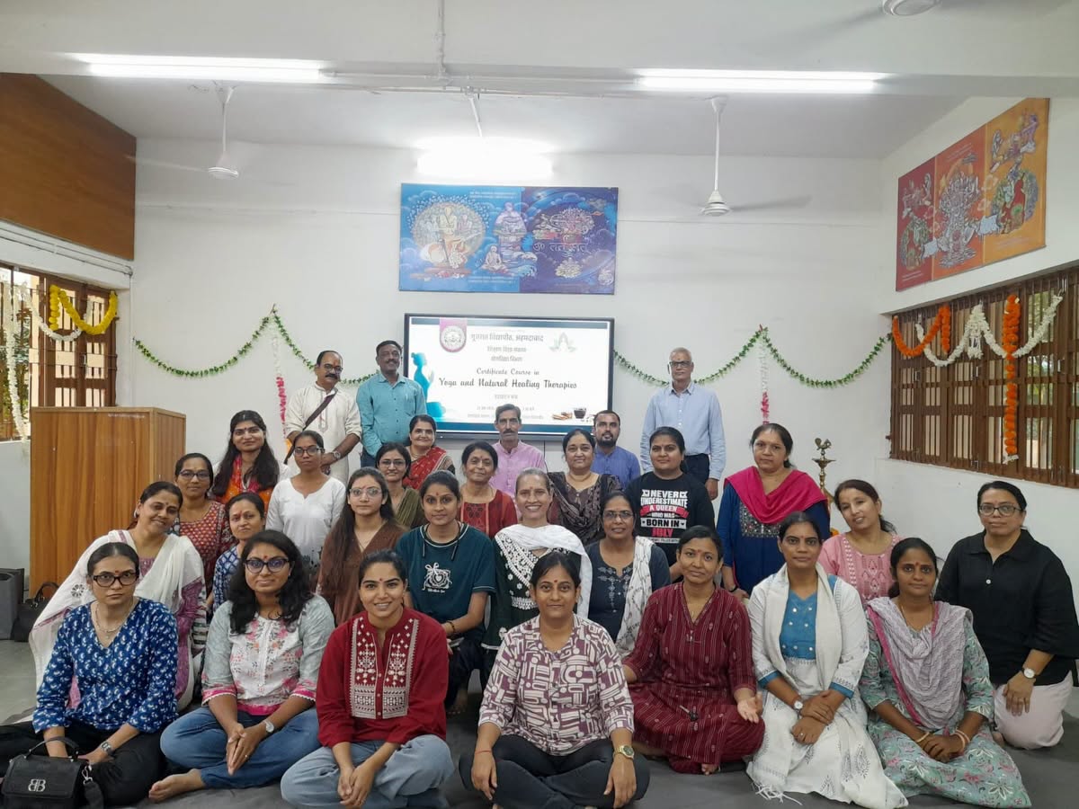 Yoga & Naturopathy Certificate Course inaugurated at Gujarat Vidyapith. 🧘| 22/08/2026